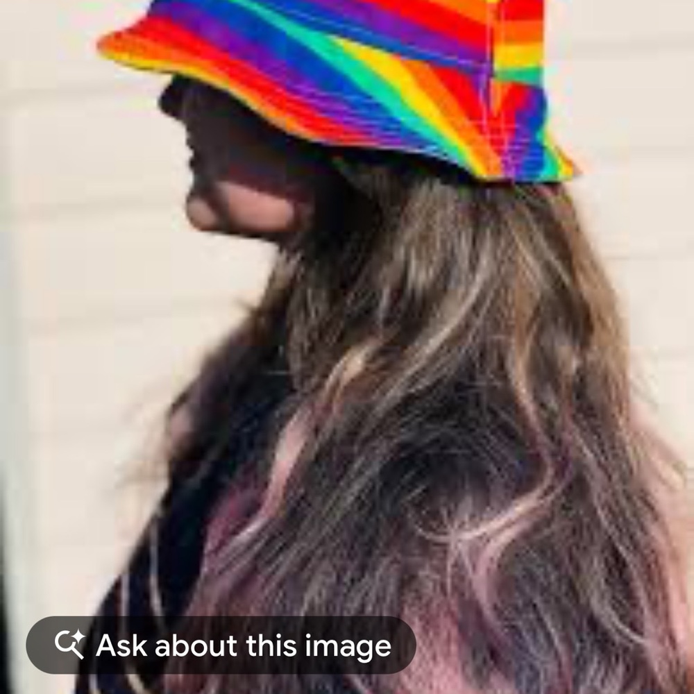 ULTRA-VIBRANT Rainbow Bucket Hat! REVERSIBLE SERVE MAIN CHARACTER ENERGY 🌈
